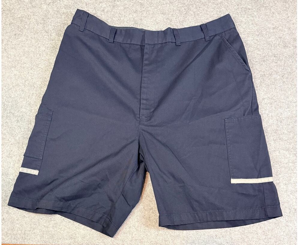 FedEx VF Imagewear Stan Herman Cargo Work Shorts 44R Navy Utility Uniform